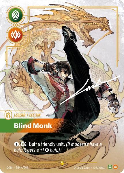 Lee Sin - Blind Monk (Signature) (304*/298) [Origins]