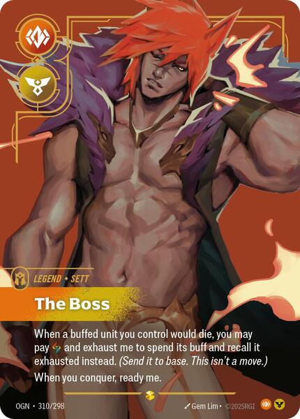 Sett - The Boss (Overnumbered) (310/298) [Origins]