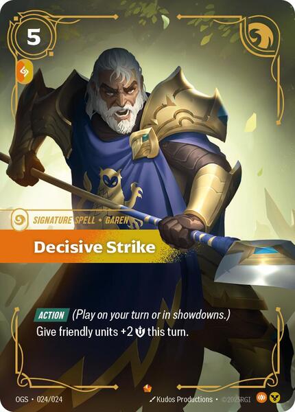 Decisive Strike (024/024) [Origins: Proving Grounds]