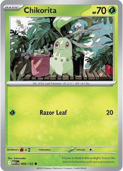 Chikorita (008/132) [Mega Evolution: Base Set]