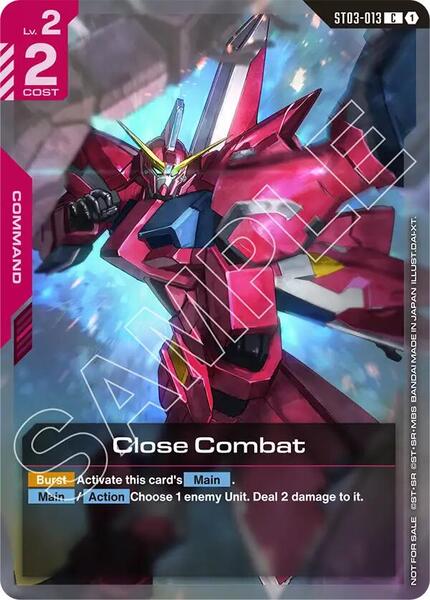 Close Combat (Championship Participation Pack 01) (013) [Gundam Promotional Cards]