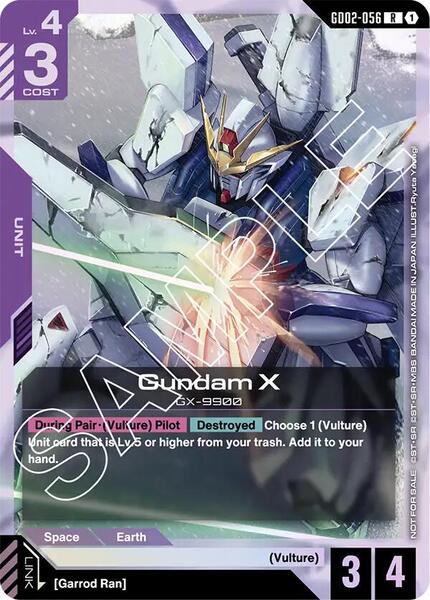 Gundam X (GD02-056) (Store Tournament Participant Pack 02) (056) [Gundam Promotional Cards]