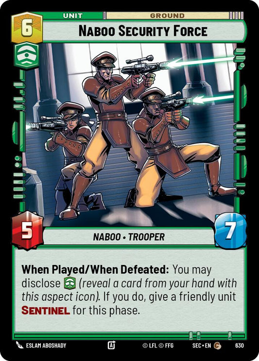 Naboo Security Force (630) (Foil) (630) [Secrets of Power]