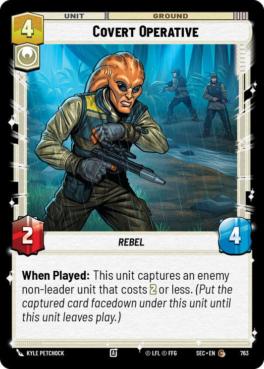 Covert Operative (763) (Foil) (763) [Secrets of Power]