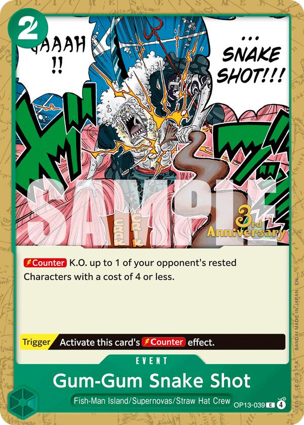 Gum-Gum Snake Shot [Carrying On His Will: 3rd Anniversary Tournament Cards]