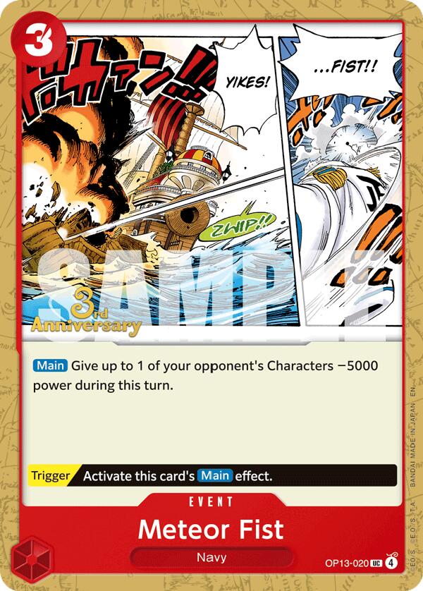 Meteor Fist [Carrying On His Will: 3rd Anniversary Tournament Cards]