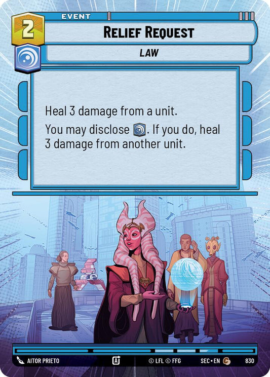 Relief Request (830) (Hyperspace Foil) (830) [Secrets of Power]