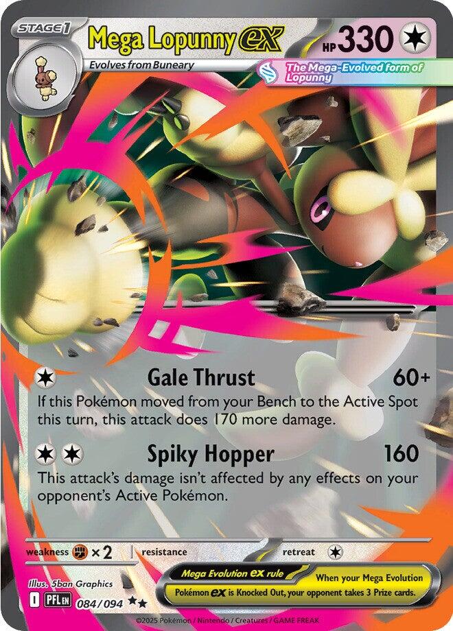 Mega Lopunny ex (084/094) [Mega Evolution: Phantasmal Flames]