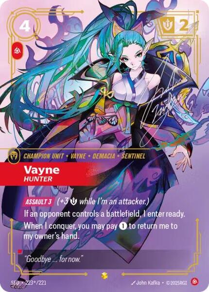 Vayne - Hunter (Signature) (223*/221) [Spiritforged]