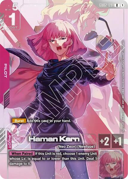 Haman Karn (Newtype Challenge 2025 Mission 3) (091) [Gundam Promotional Cards]