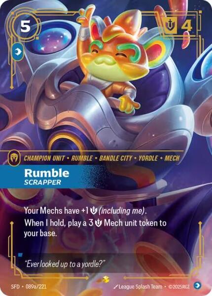 Rumble - Scrapper (Alternate Art) (089a/221) [Spiritforged]