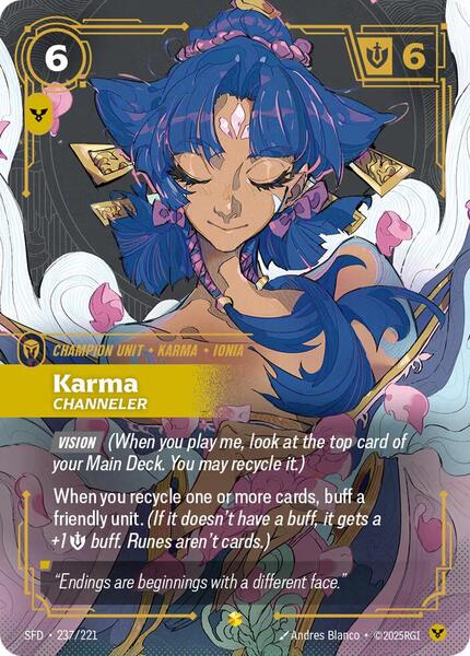 Karma - Channeler (Overnumbered) (237/221) [Spiritforged]