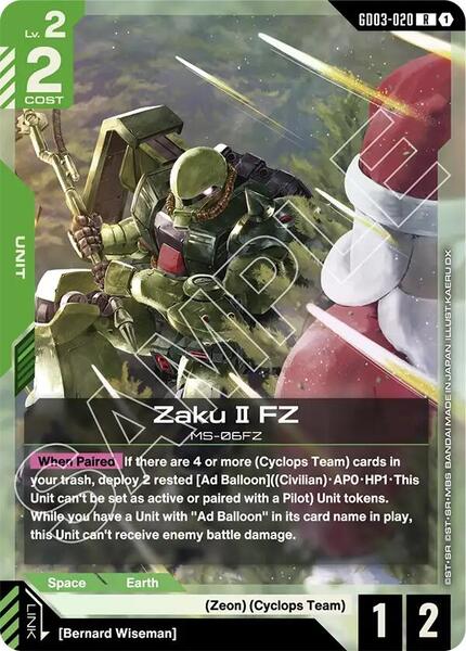 Zaku II FZ (020) [Steel Requiem]