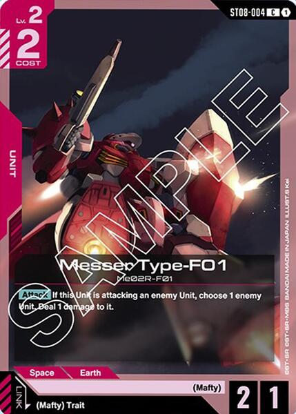 Messer Type-F01 (004) [Starter Deck 08: Flash of Radiance]