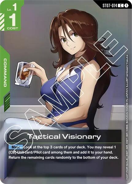 Tactical Visionary (Store Tournament Participant Pack 03) (014) [Gundam Promotional Cards]