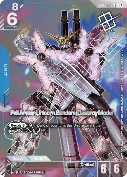 Full Armor Unicorn Gundam (Destroy Mode) (Store Tournament Winner Pack 03) (010) [Gundam Promotional Cards]