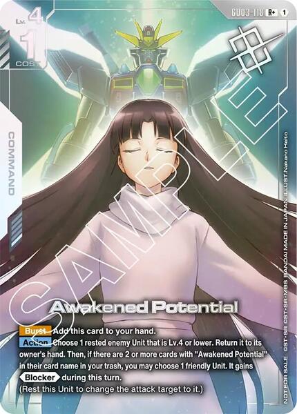 Awakened Potential (Store Tournament Winner Pack 03) (118) [Gundam Promotional Cards]