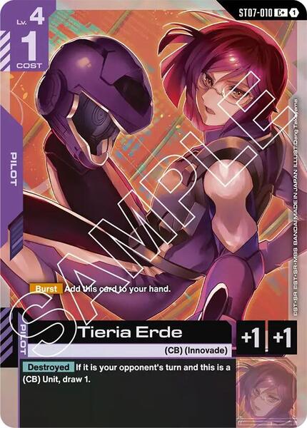Tieria Erde (C+) (010) [Starter Deck 07: Celestial Drive]