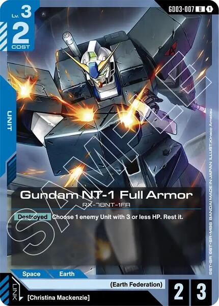 Gundam NT-1 Full Armor (007) [Steel Requiem]