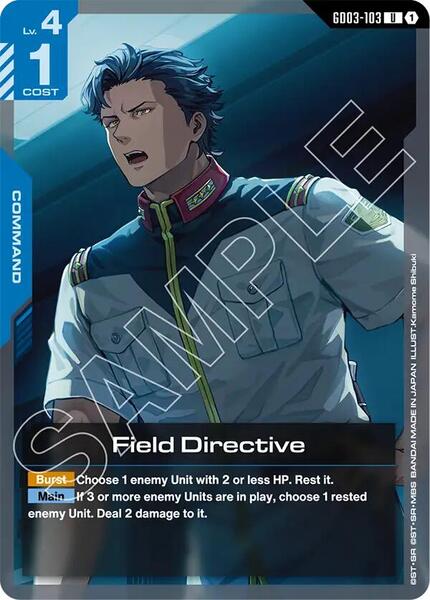 Field Directive (103) [Steel Requiem]
