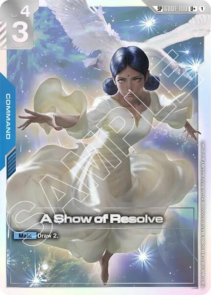 A Show of Resolve (SP) (U+) (100) [Steel Requiem]