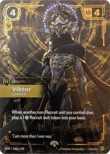 Viktor - Leader (246a/298) [Riftbound Promotional Cards]