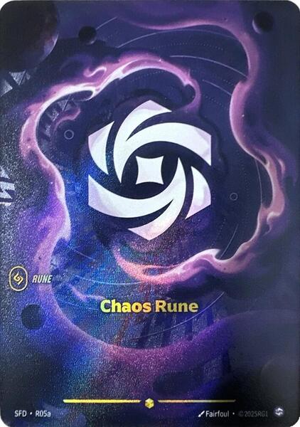 Chaos Rune (Alternate Art) (R05a) [Spiritforged]