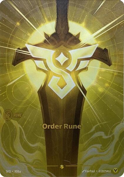 Order Rune (Alternate Art) (R06a) [Spiritforged]