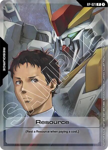 Resource (RP-021) (Mobile Suit Gundam: Hathaway's Flash) (021) [Promotional Resource Tokens]