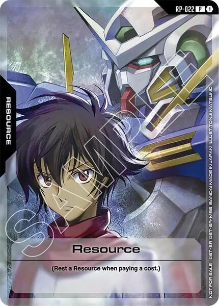 Resource (RP-022) (Mobile Suit Gundam 00) (022) [Promotional Resource Tokens]