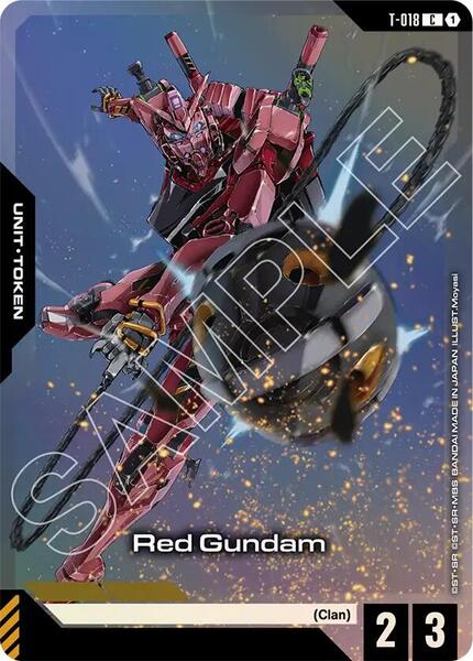Red Gundam (T-018) (Premium Card Collection Gundam Assemble) (018) [Gundam Promotional Cards]