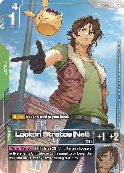 Lockon Stratos (Neil) (Newtype Challenge 2026 Mission 2) (011) [Gundam Promotional Cards]