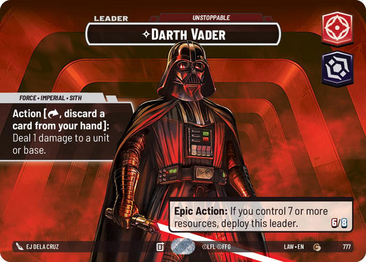 Darth Vader - Unstoppable (Showcase) (777) (777) [A Lawless Time]