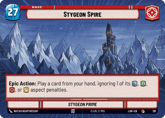 Stygeon Spire // Shield (291 // t06) (Hyperspace) (291 // T06) [A Lawless Time]