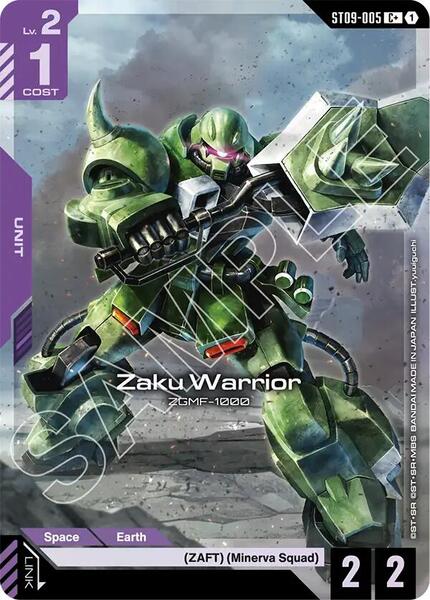 Zaku Warrior (C+) (005) [Starter Deck 09: Destiny Ignition]
