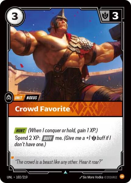 Crowd Favorite (102/219) [Unleashed]