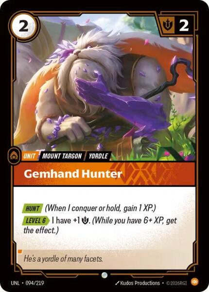 Gemhand Hunter (094/219) [Unleashed]