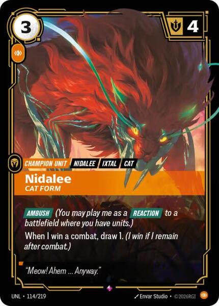 Nidalee - Cat Form (114/219) [Unleashed]