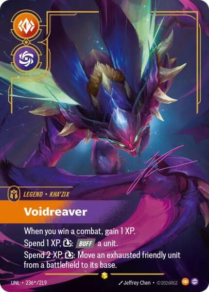 Kha'Zix - Voidreaver (Signature) (236*/219) [Unleashed]