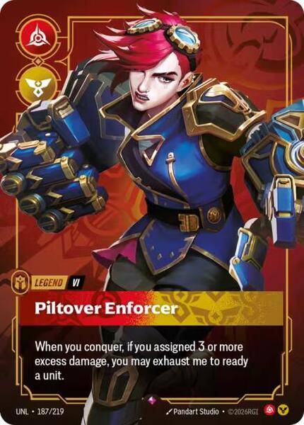 Vi - Piltover Enforcer (187/219) [Unleashed]
