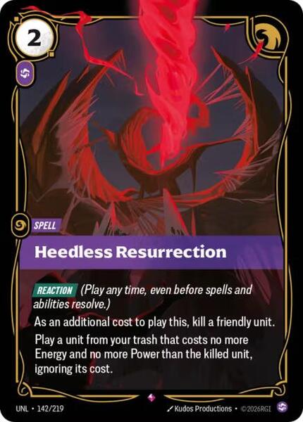 Heedless Resurrection (142/219) [Unleashed]