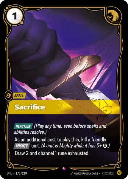 Sacrifice (173/219) [Unleashed]