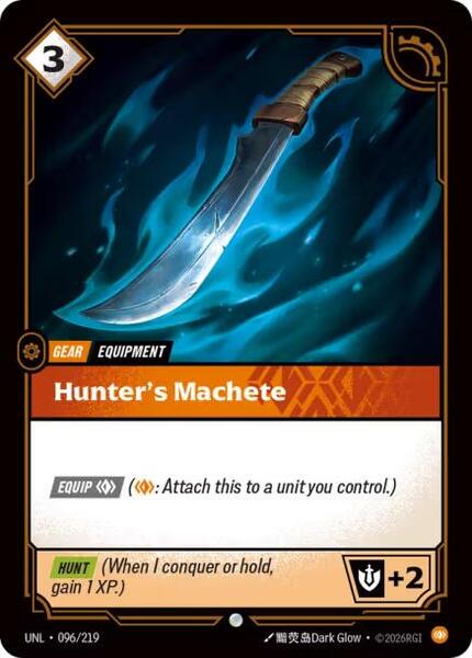 Hunter's Machete (096/219) [Unleashed]