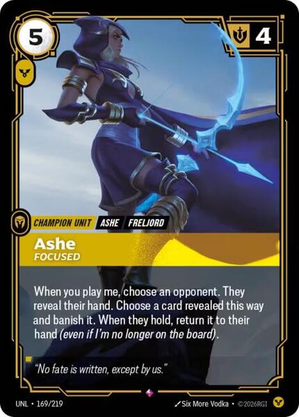Ashe - Focused (169/219) [Unleashed]