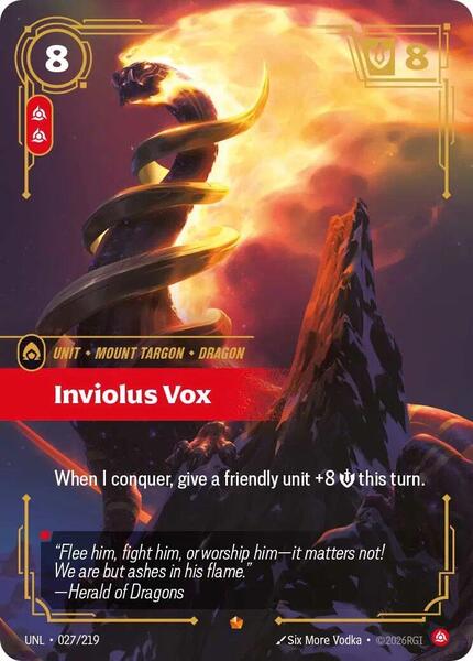 Inviolus Vox (027/219) [Unleashed]