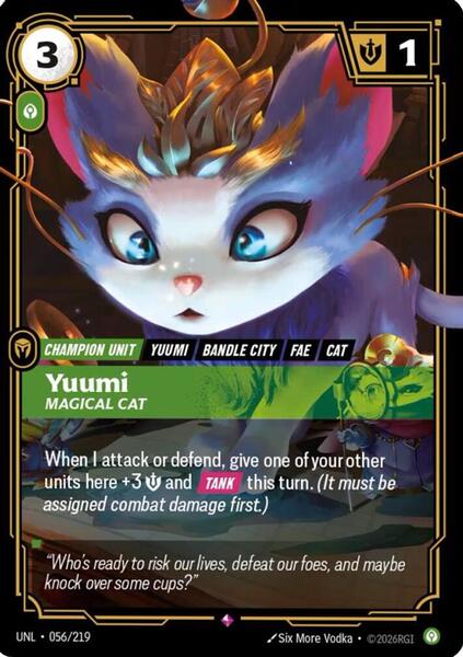 Yuumi - Magical Cat (056/219) [Unleashed]