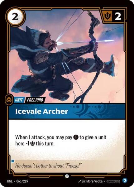 Icevale Archer (065/219) [Unleashed]