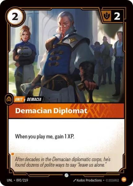 Demacian Diplomat (092/219) [Unleashed]