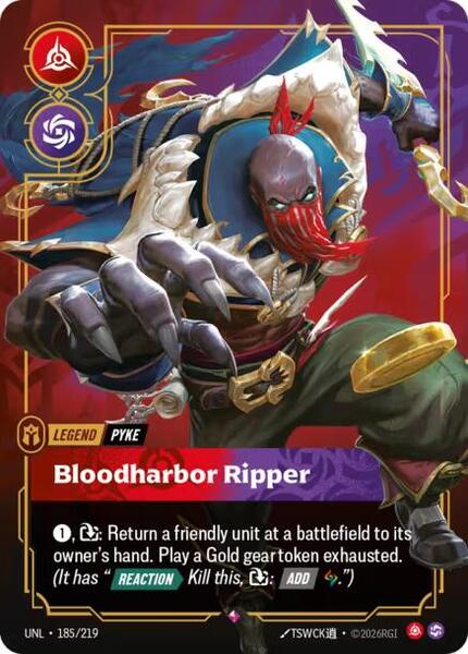 Pyke - Bloodharbor Ripper (185/219) [Unleashed]