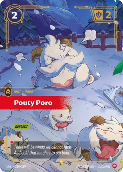 Pouty Poro (Overnumbered) (220/219) [Unleashed]